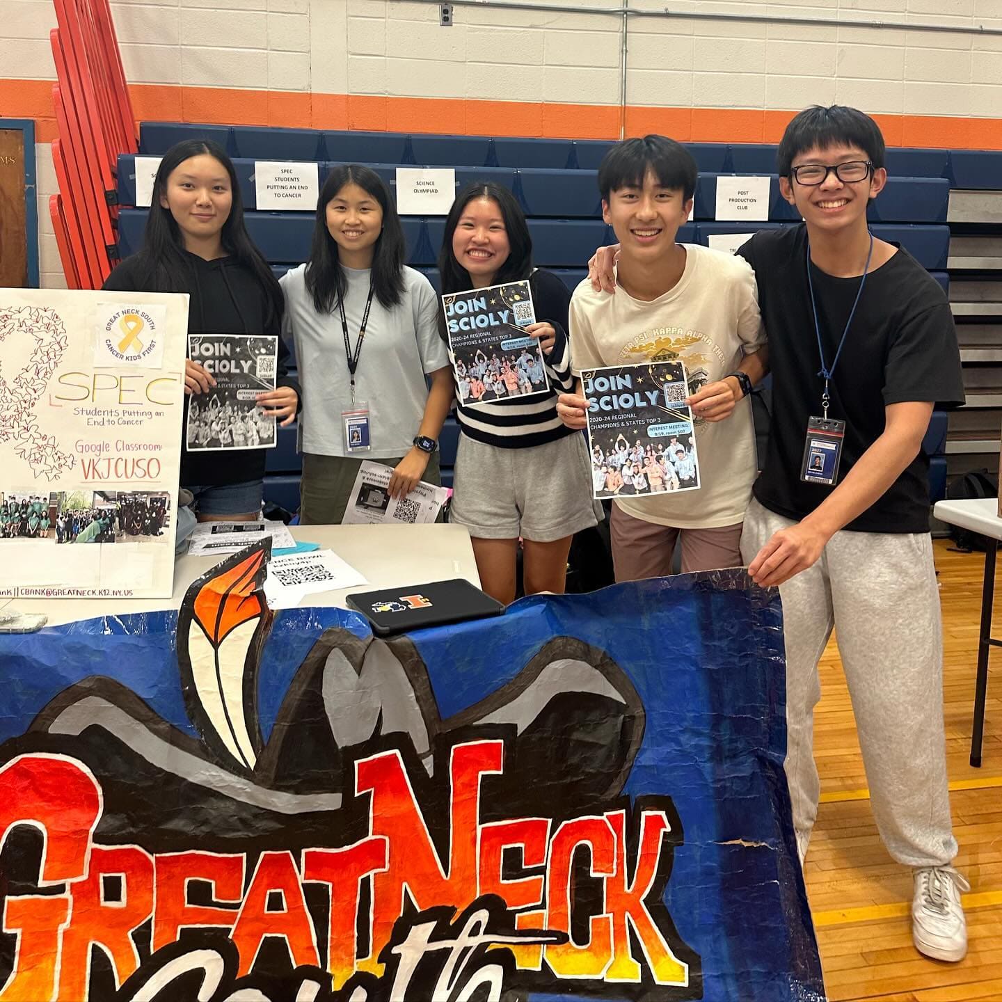 Caden with Scioly Team @ GNSHS