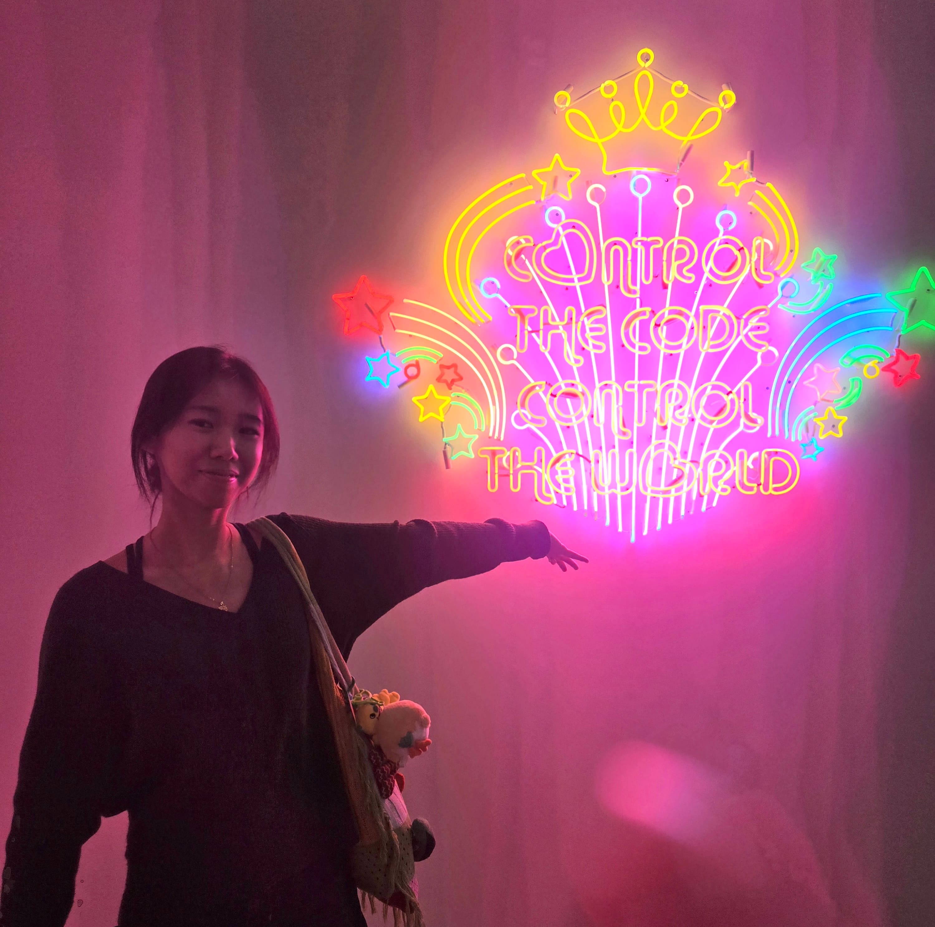 Me with Vvzela Kook's piece: Confidential Records: Code is King